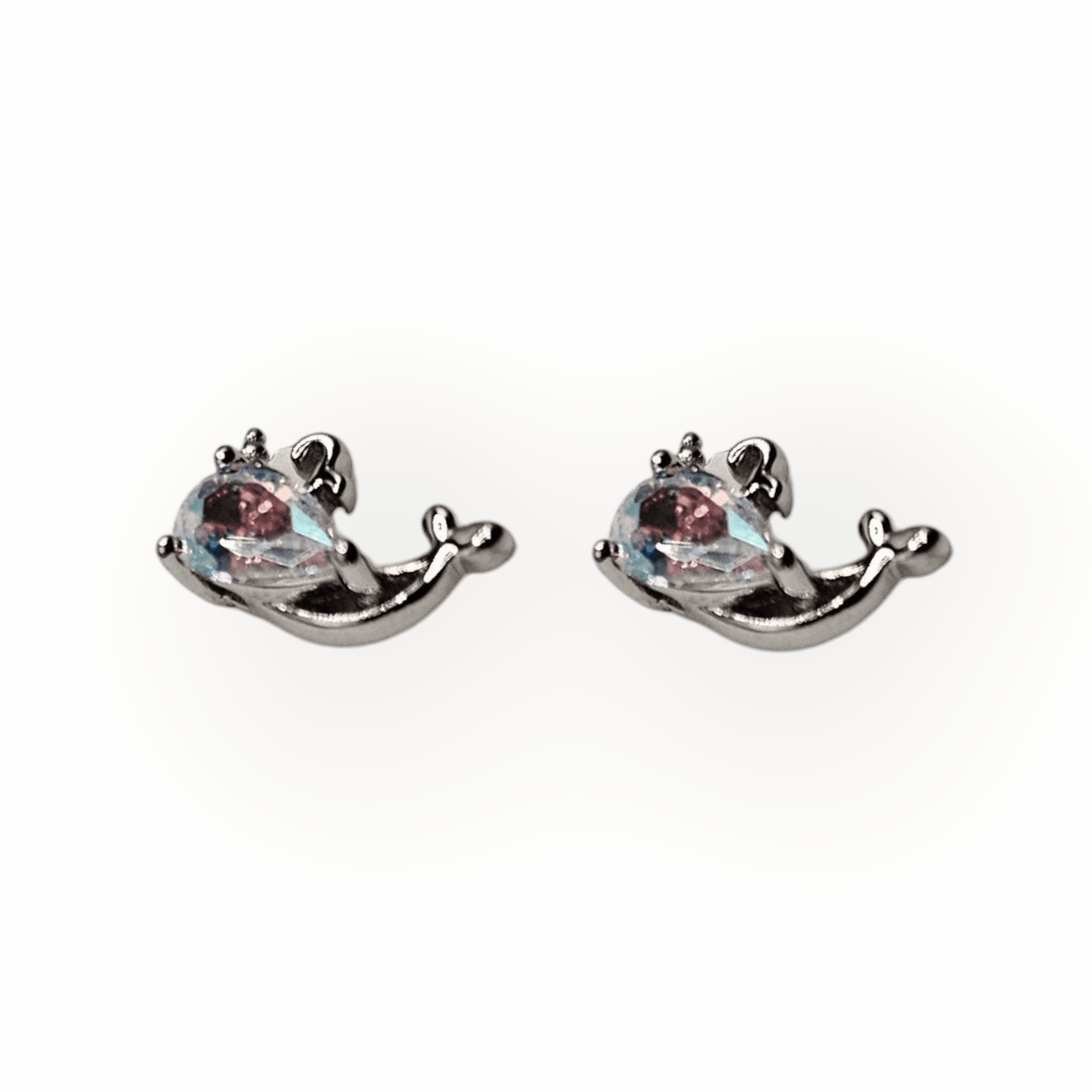 Narwhals Wale Unicorn Stud Earrings Silver 925 for Girls