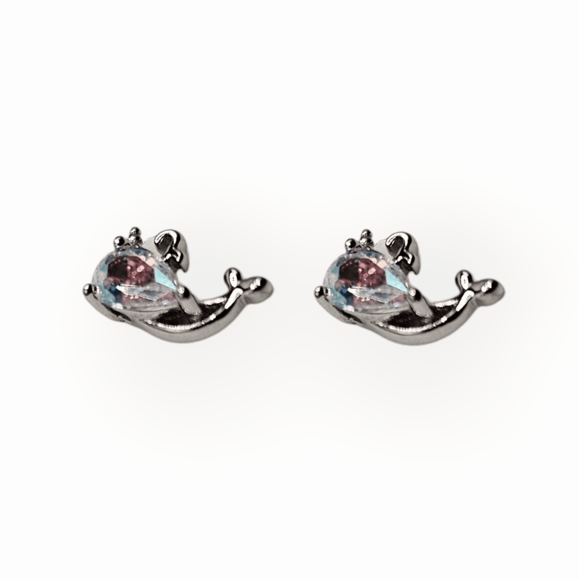 Narwhals Wale Unicorn Stud Earrings Silver 925 for Girls