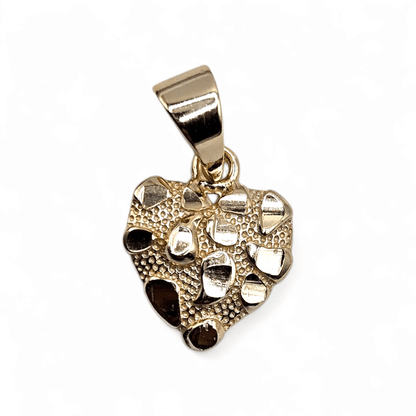 Nugget Pendant 14K Gold Plated Over Silver 925 for Women and Men 3 Sizes Available