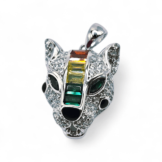 Panther Multicolor Silver 925 Pendant