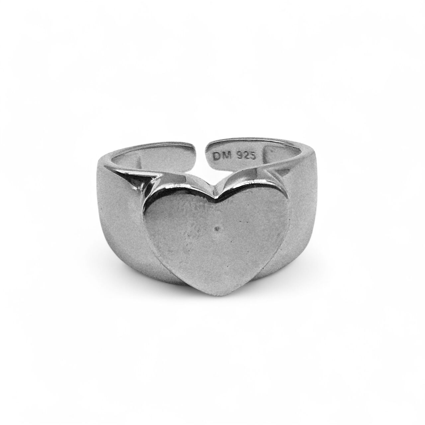 Personalized Heart Silver 925 Ring