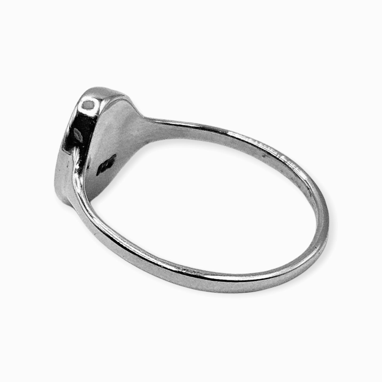 Personalized Oval Silver 925 Ring