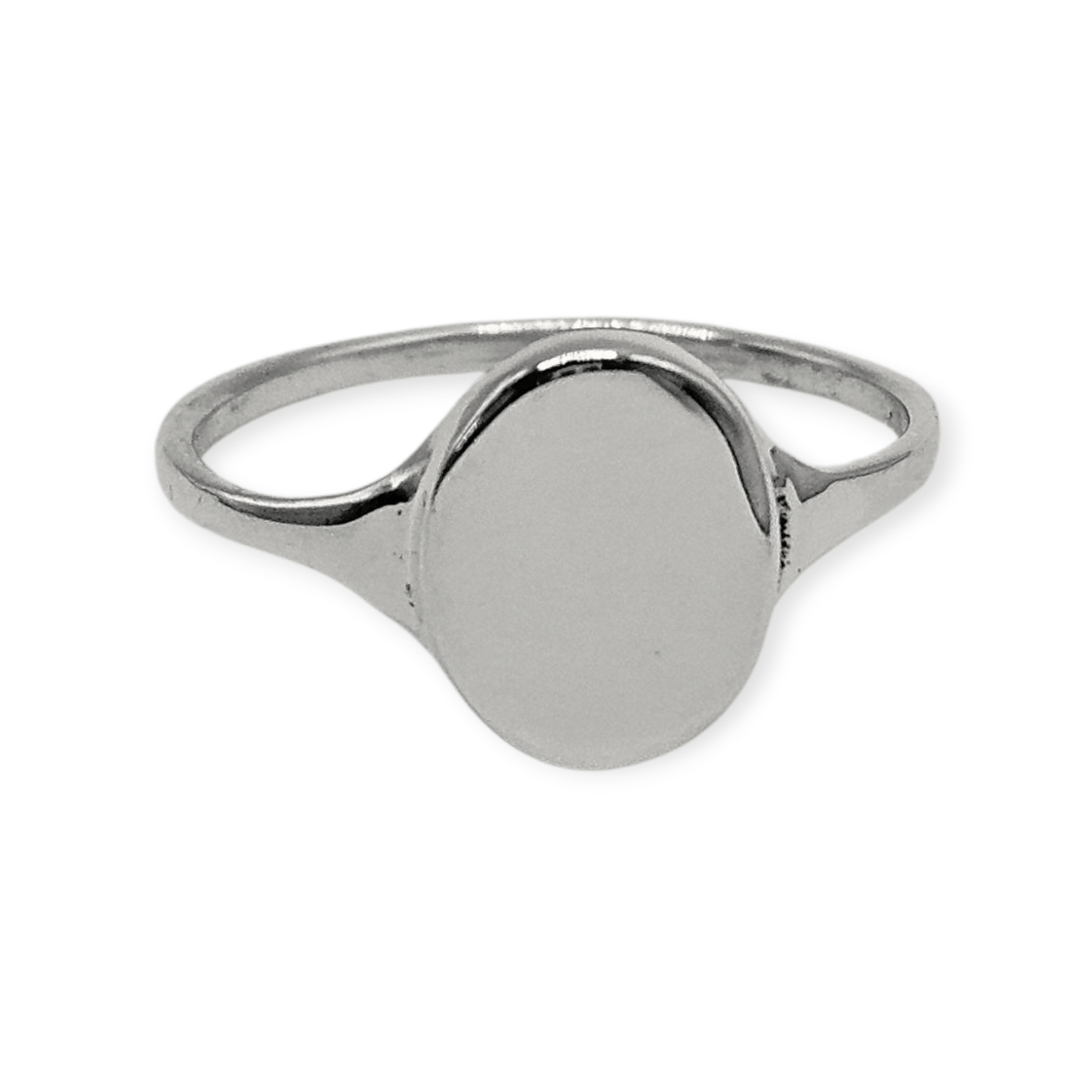 Personalized Oval Silver 925 Ring
