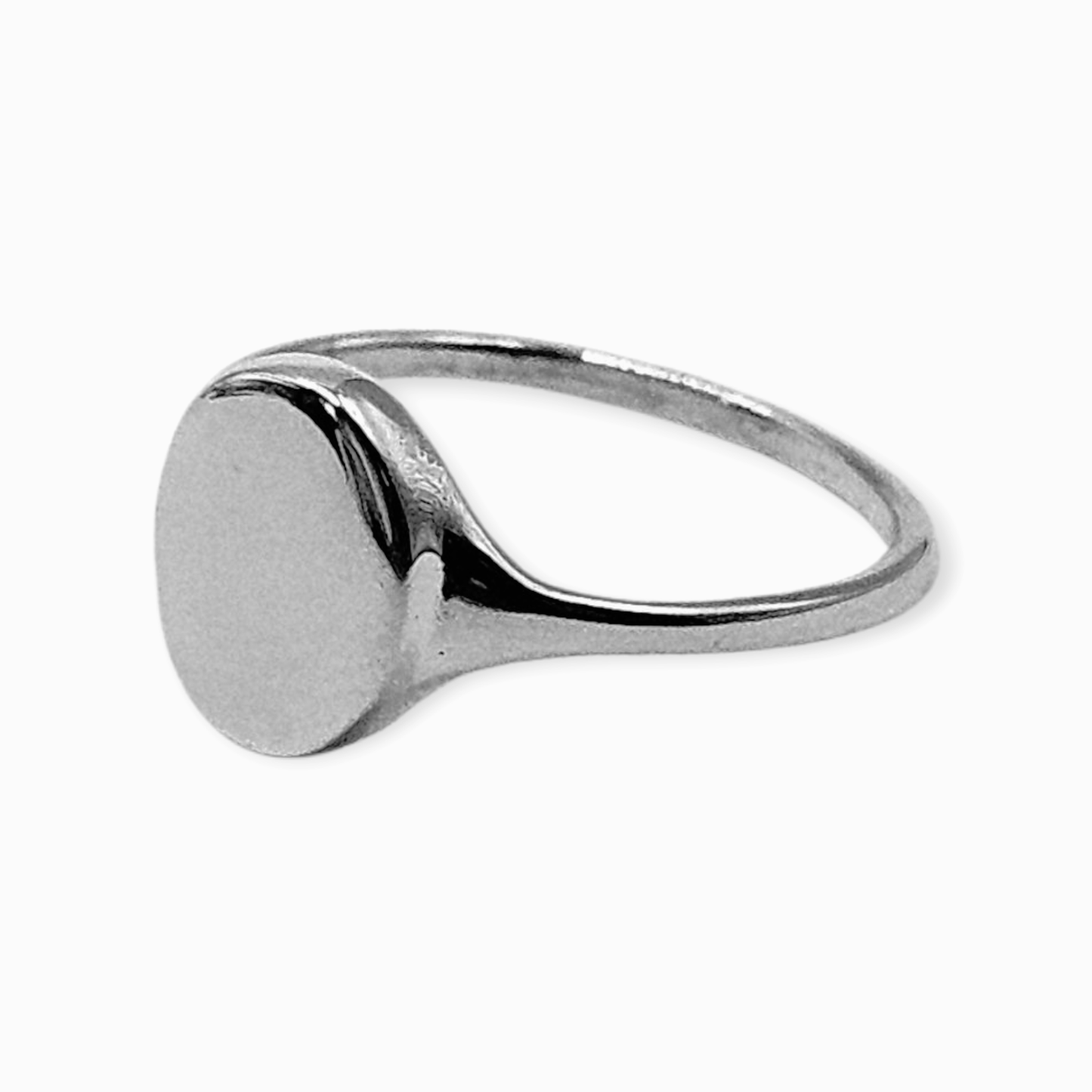 Personalized Oval Silver 925 Ring