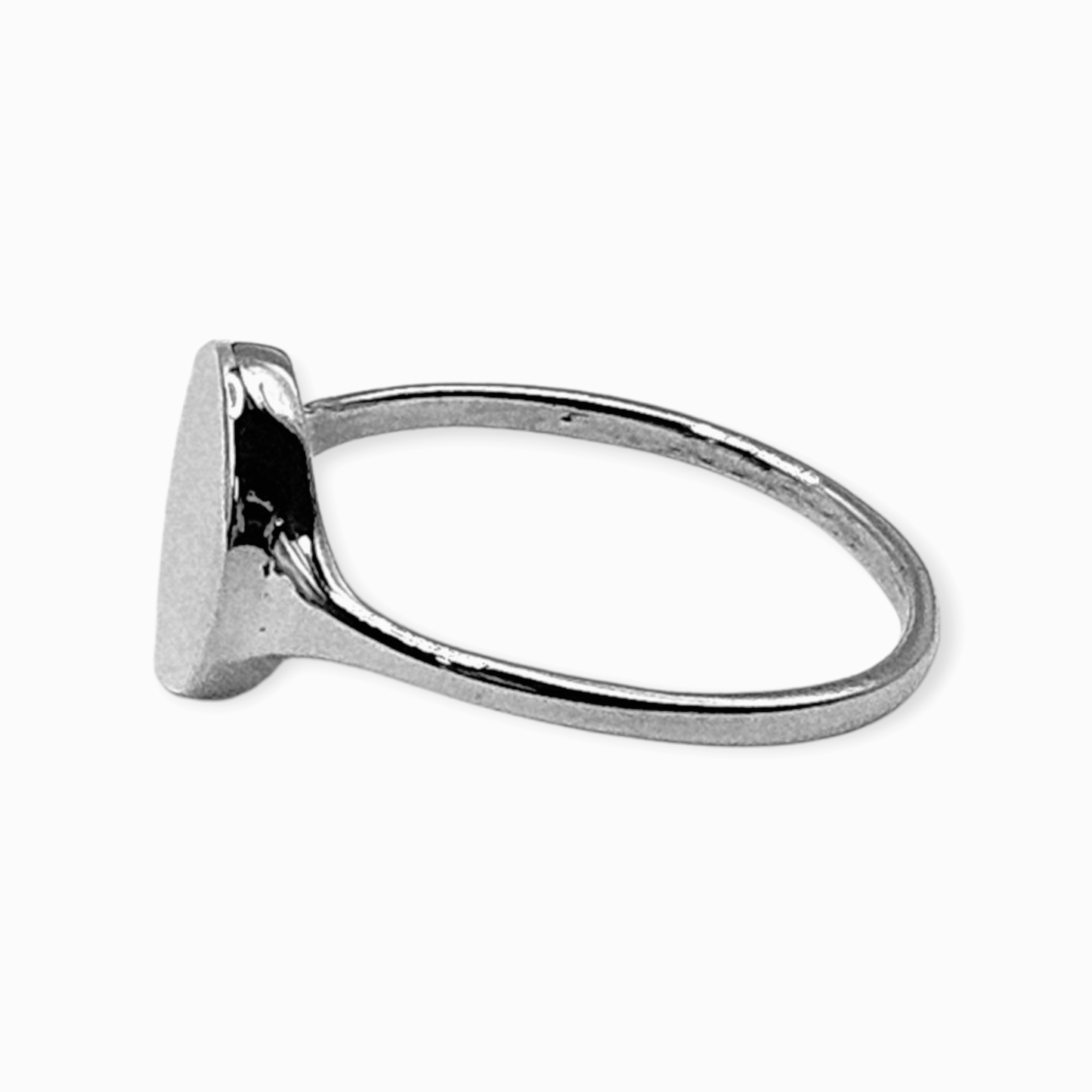 Personalized Oval Silver 925 Ring