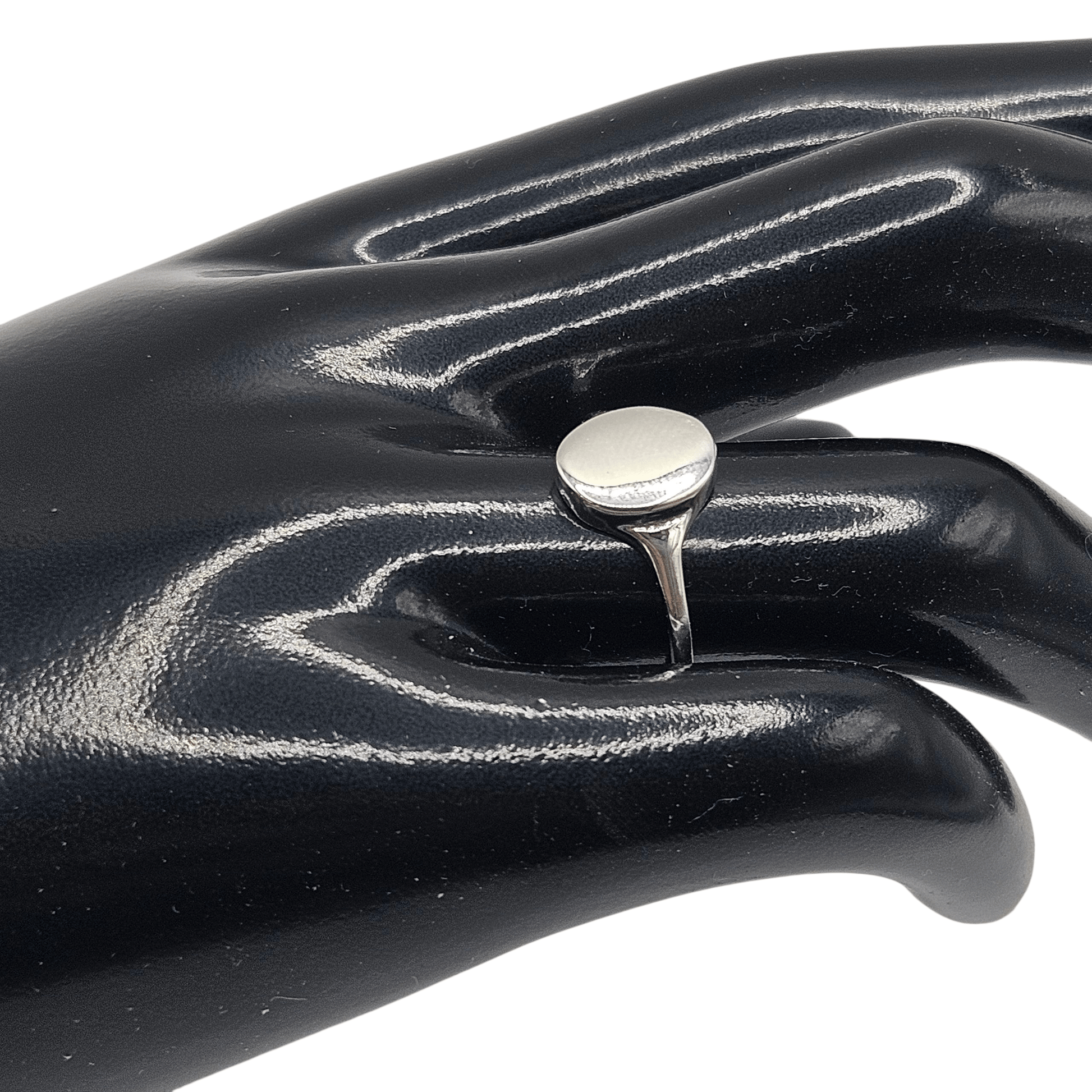 Personalized Oval Silver 925 Ring