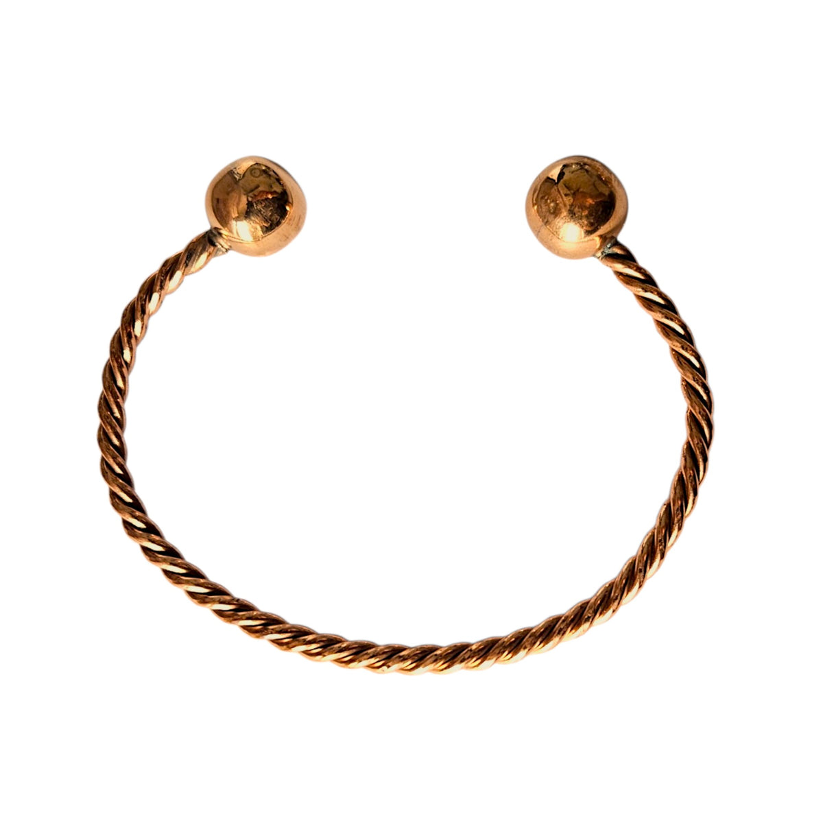 Copper Cuff Braded Bracelet Unisex