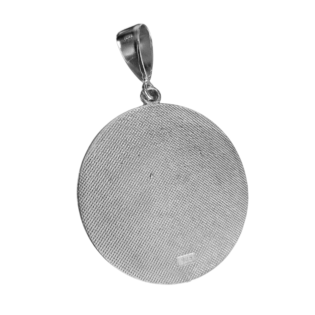 Large Aztec Calendar Silver 925 Pendant