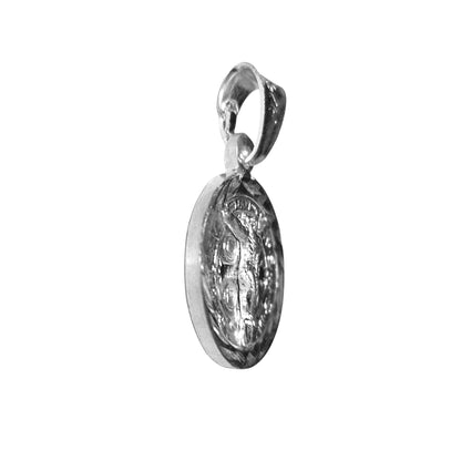 Double Sided Crucifix Charm with Saint Benedict Pendant