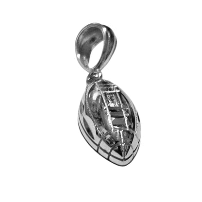 Football Pendant Silver 925 3D