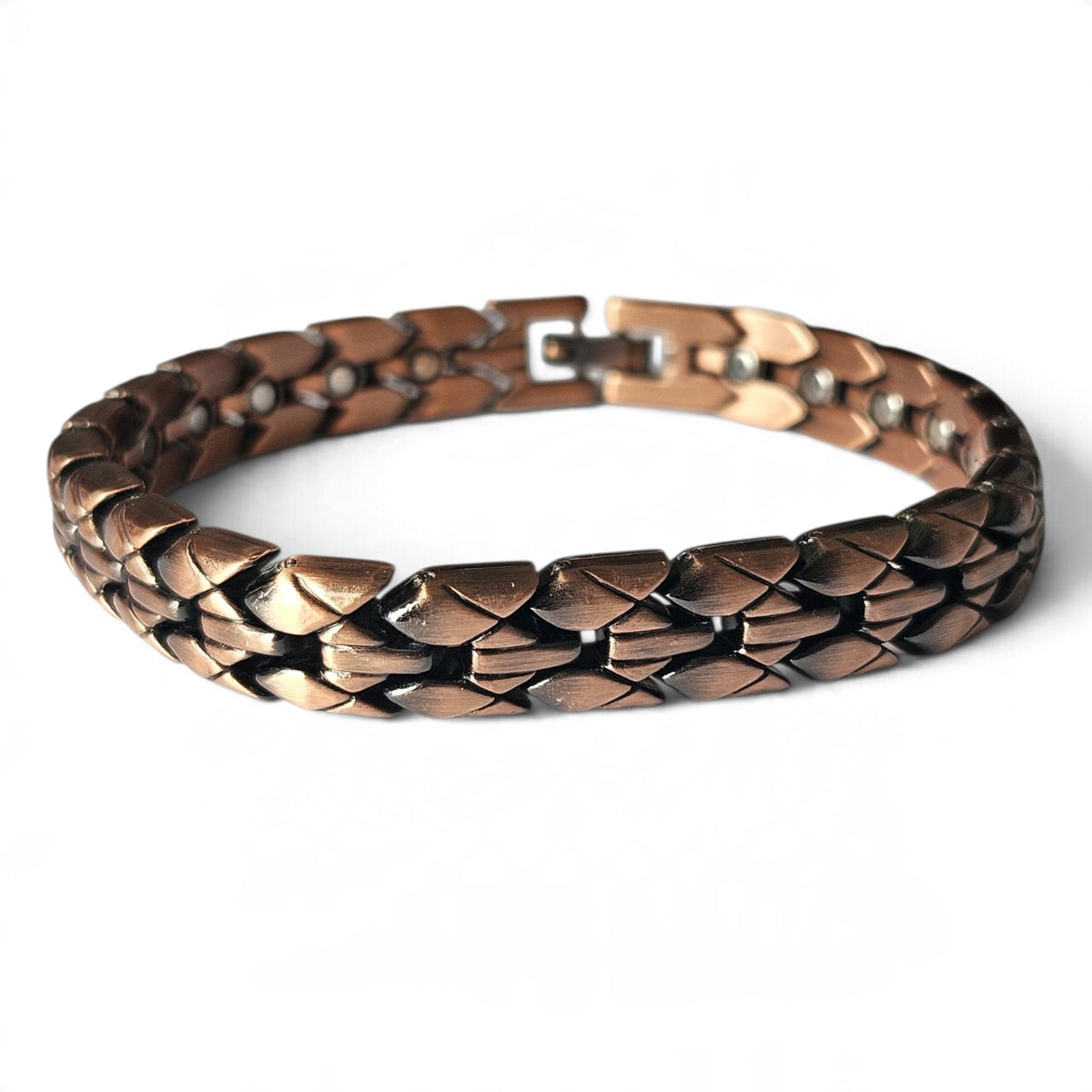 Magnetic Solid Copper Bracelet Unisex for Men or Women Adjustable