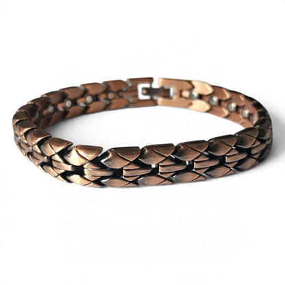 Magnetic Solid Copper Bracelet Unisex for Men or Women Adjustable