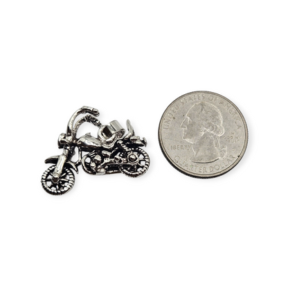 Motorcycle Pendant Charm 3D