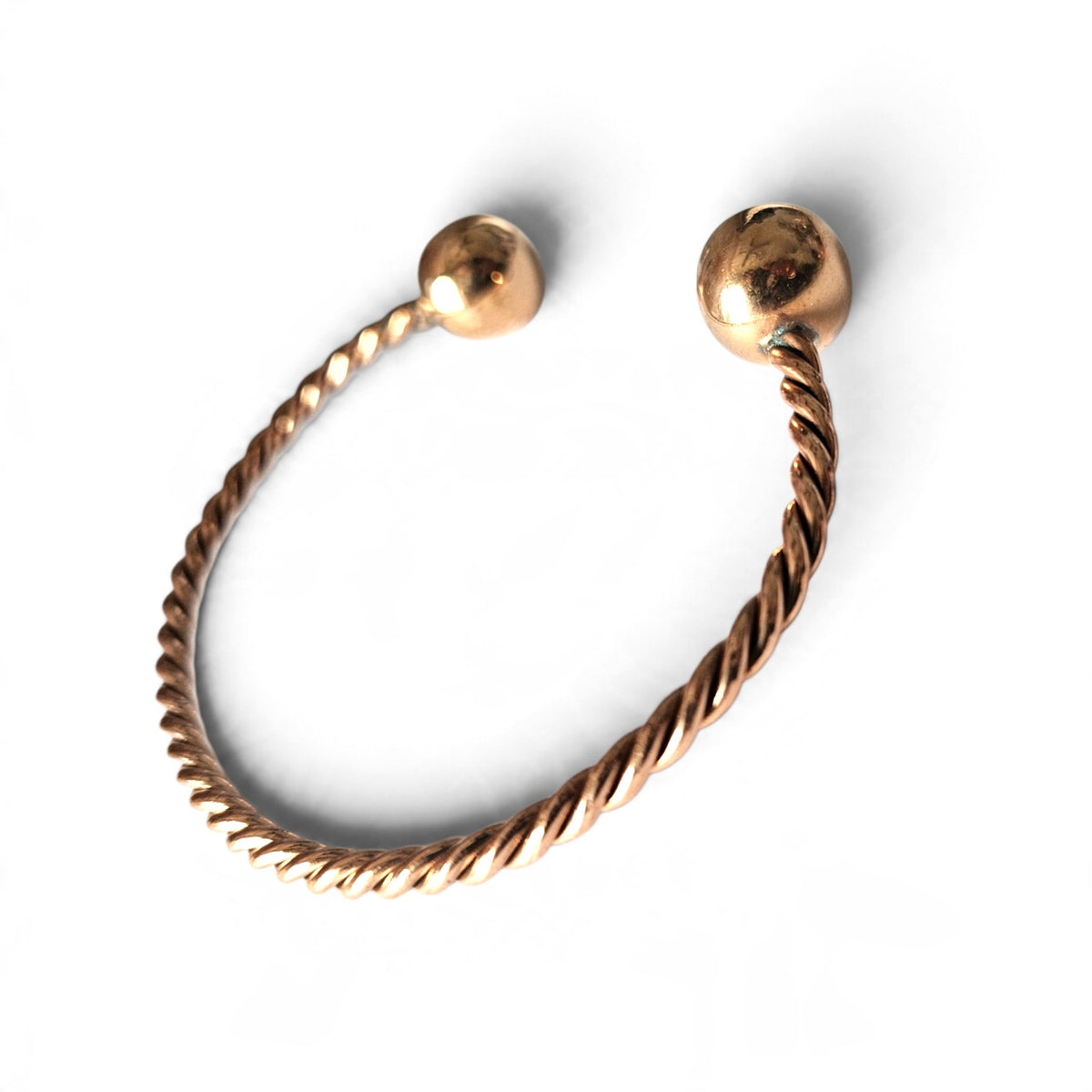 Copper Cuff Braded Bracelet Unisex