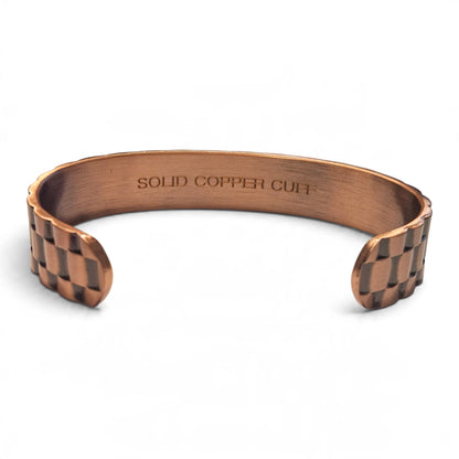 Magnetic Solid Copper Men Cuff Bracelet