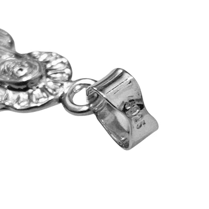 Silver Santa Muerte (Grim Reaper) Sterling Silver 925 Pendant -2 Size Different Designs