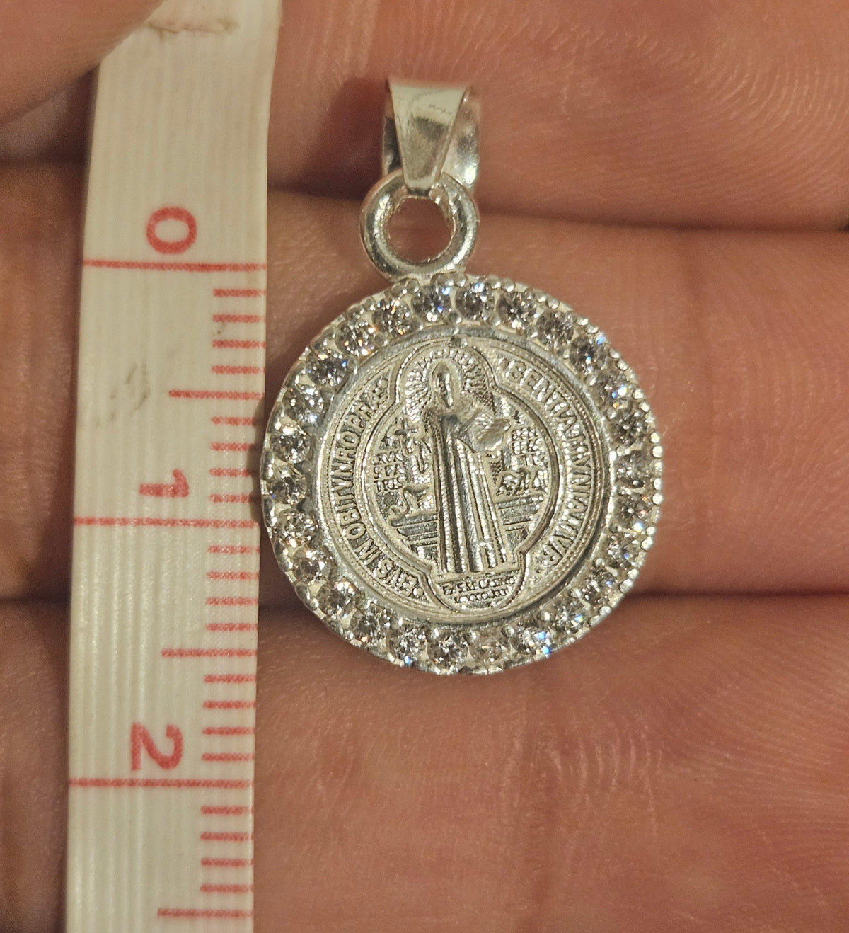 Saint Benedict Pendant Silver 925 or 14K Gold Plated