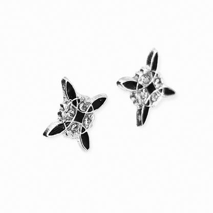 Nudo de Bruja Stud Earrings for Girls 925 Silver