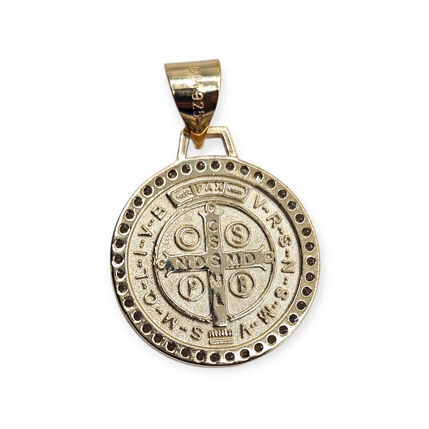 Saint Benedict Pendant Silver 925 or 14K Gold Plated