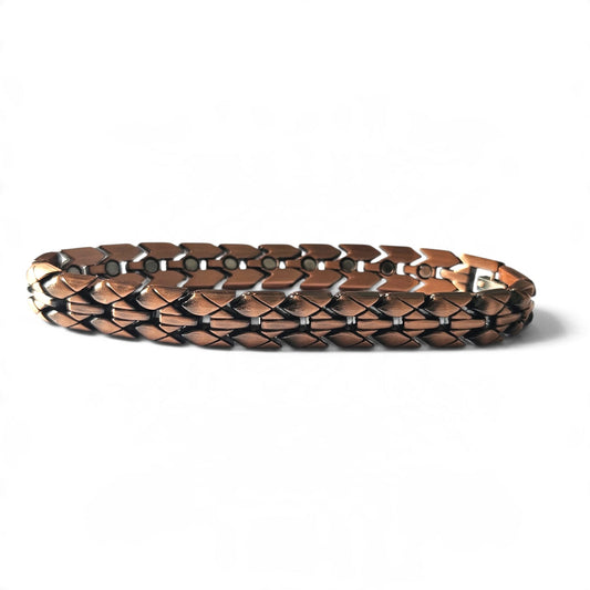 Magnetic Solid Copper Bracelet Unisex for Men or Women Adjustable
