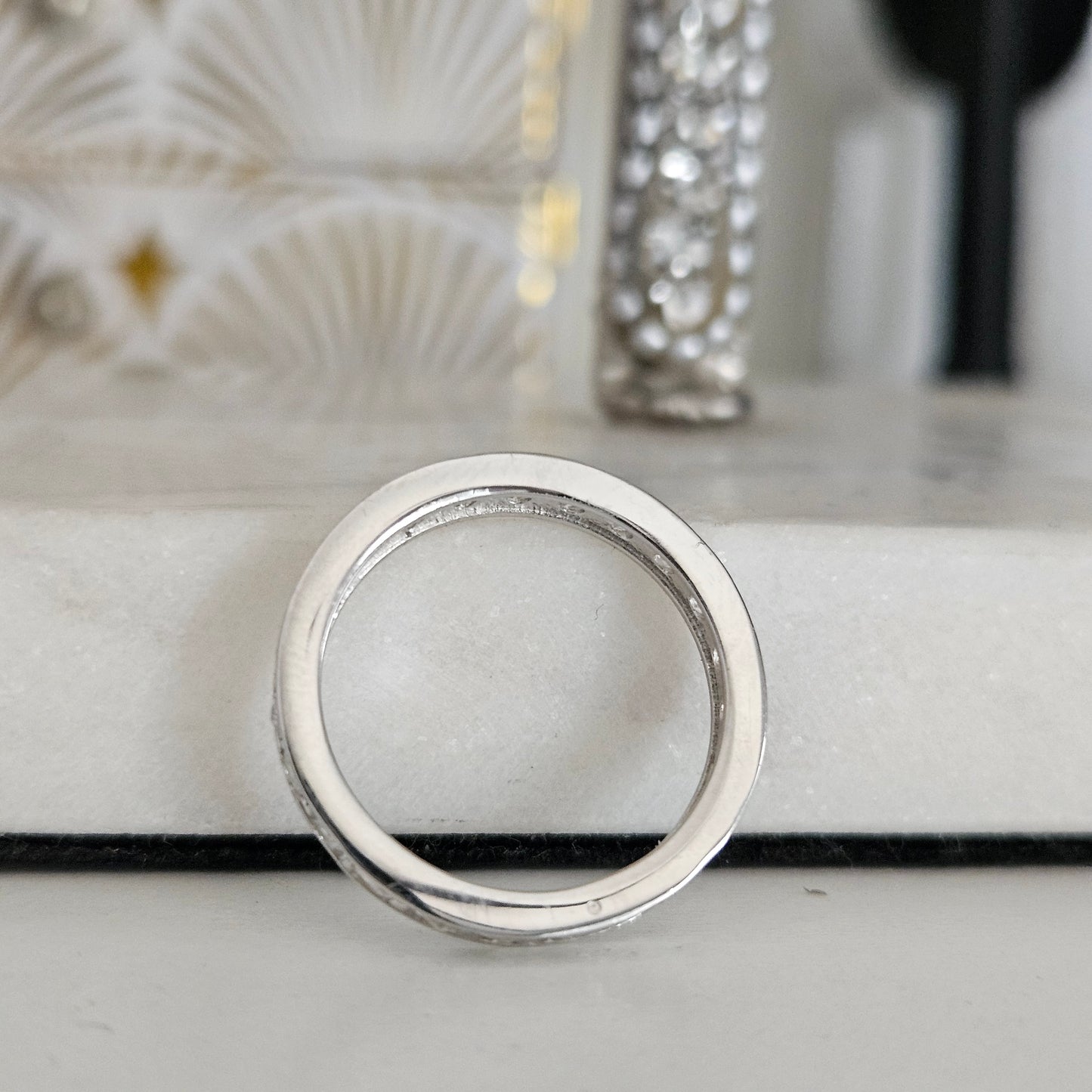 Eternity Cubic Zircobia Silver 925 Band