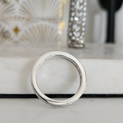 Eternity Cubic Zircobia Silver 925 Band