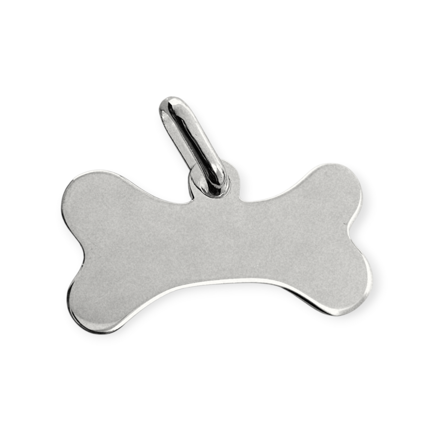 Silver 925 Dog Bone Customizable Tag