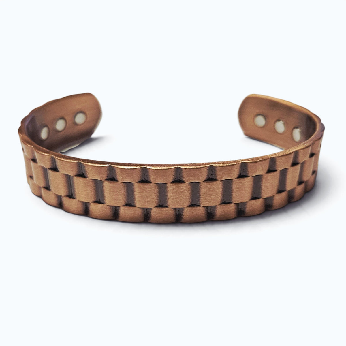 Magnetic Solid Copper Men Cuff Bracelet