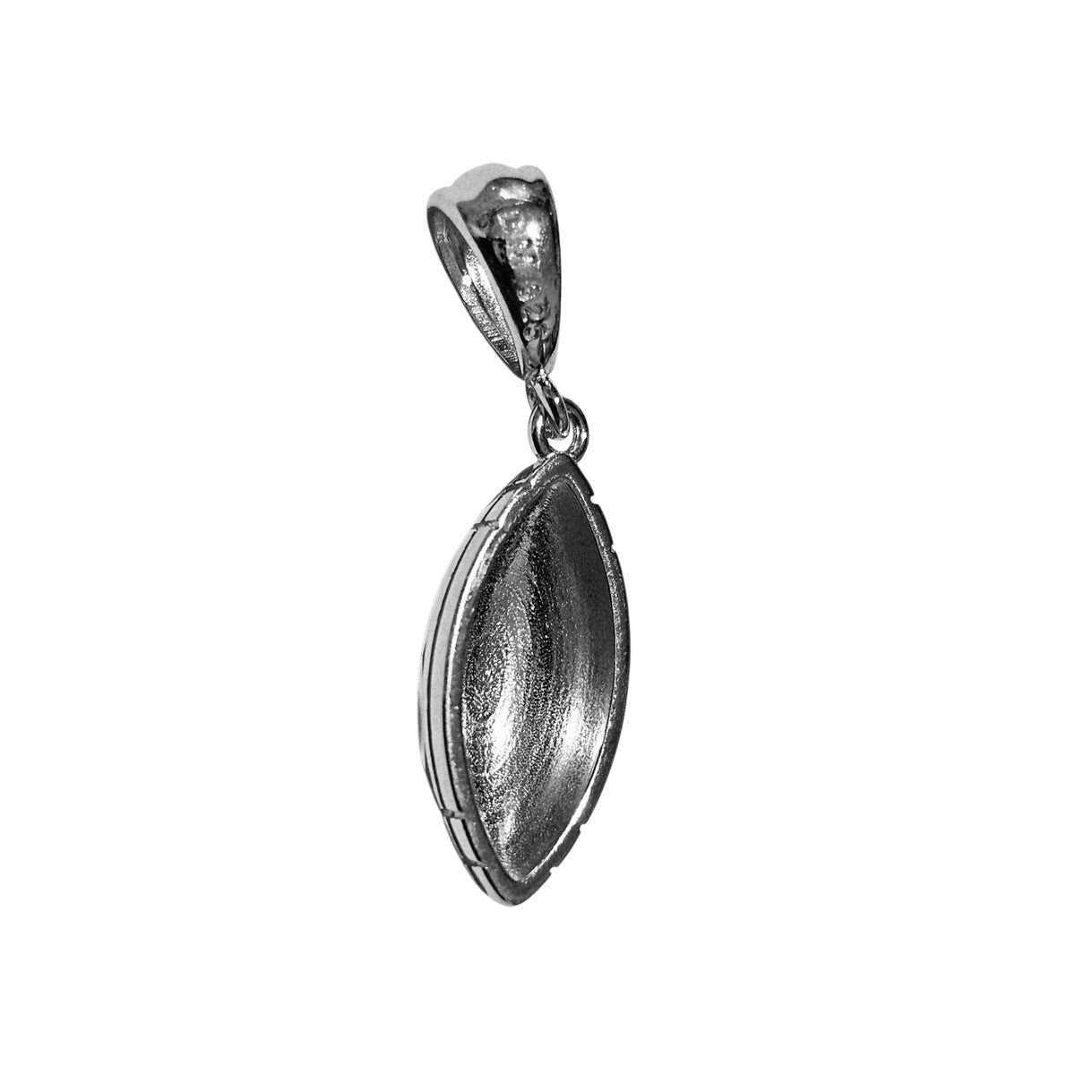 Football Pendant Silver 925 3D