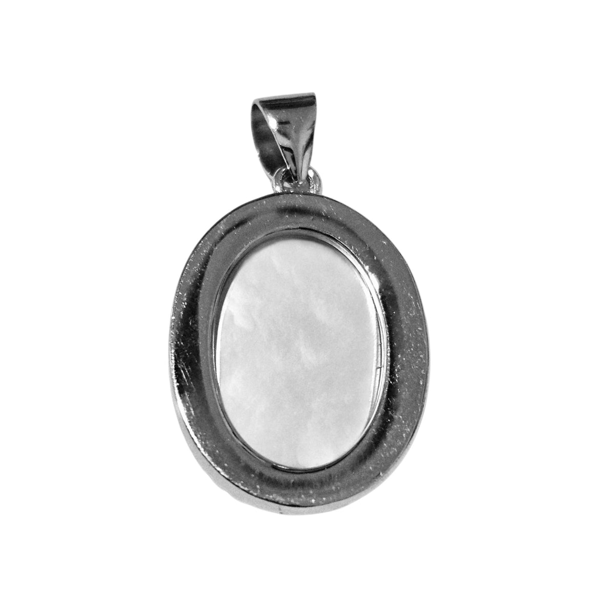 Virgin Mary Silver Small Pendant