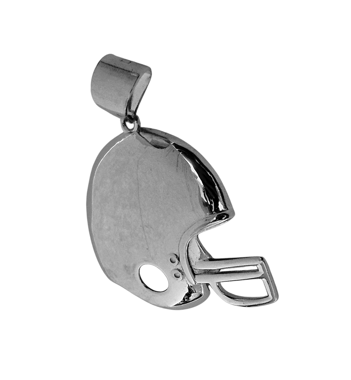 Football Helmet Pendant Silver 925