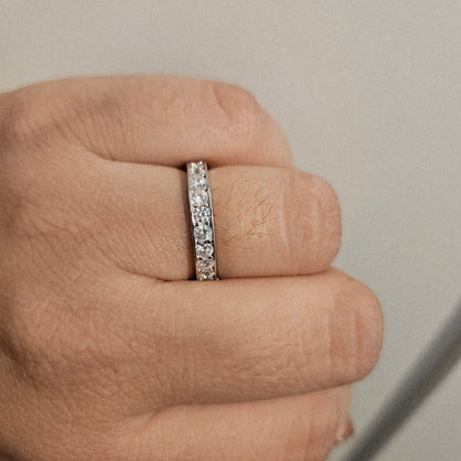 Eternity Cubic Zircobia Silver 925 Band