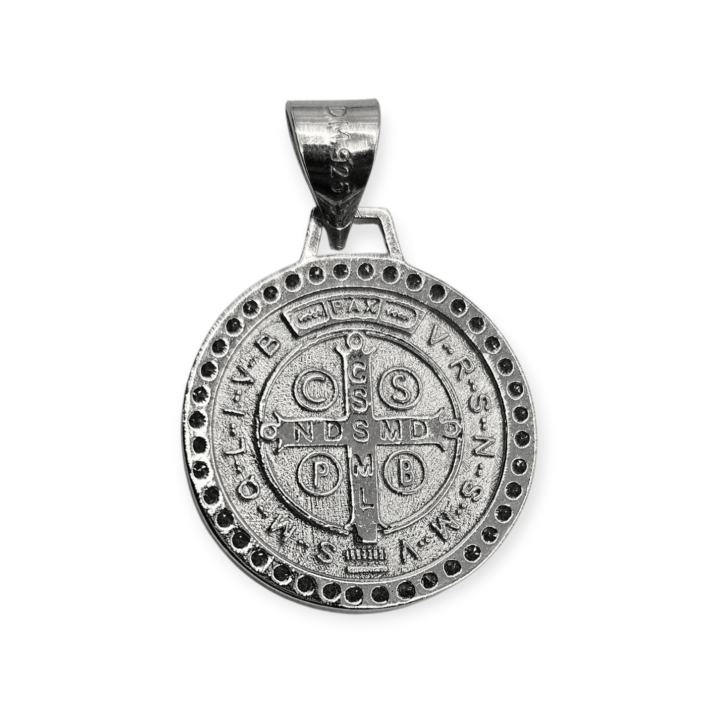 Saint Benedict Pendant Silver 925 or 14K Gold Plated