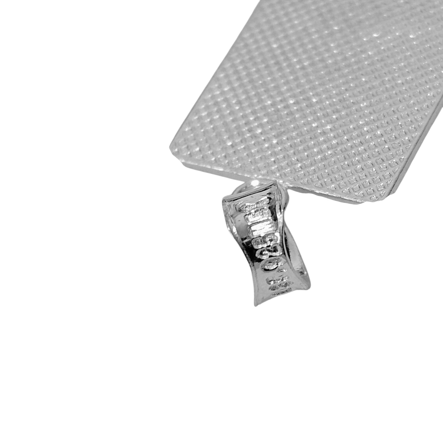 Mi Primera Comunion Silver Pendant Rectangle