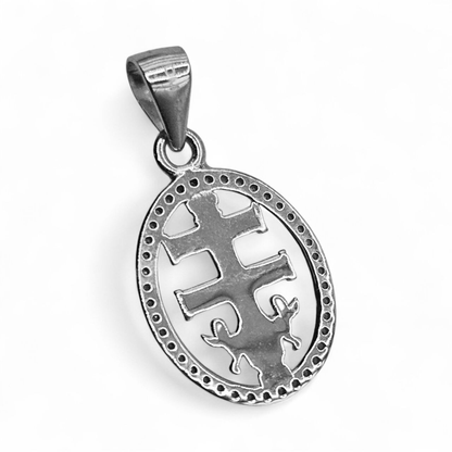 Round Caravaca Silver 925 Pendant