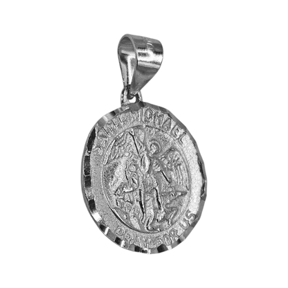 Saint Michael Pendant 925 Silver Dainty
