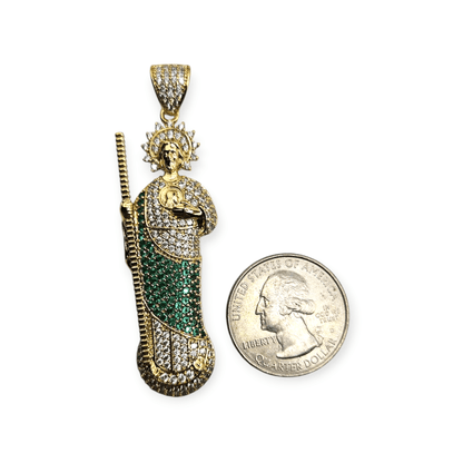 San Judas 14k Gold Plated Saint Jude Necklace