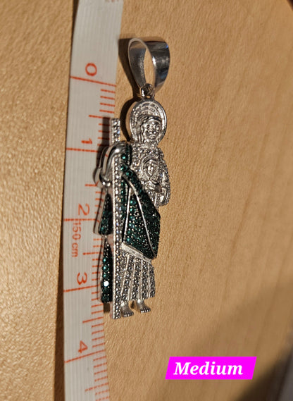 San Judas Silver 925 Pendant Saint Jude