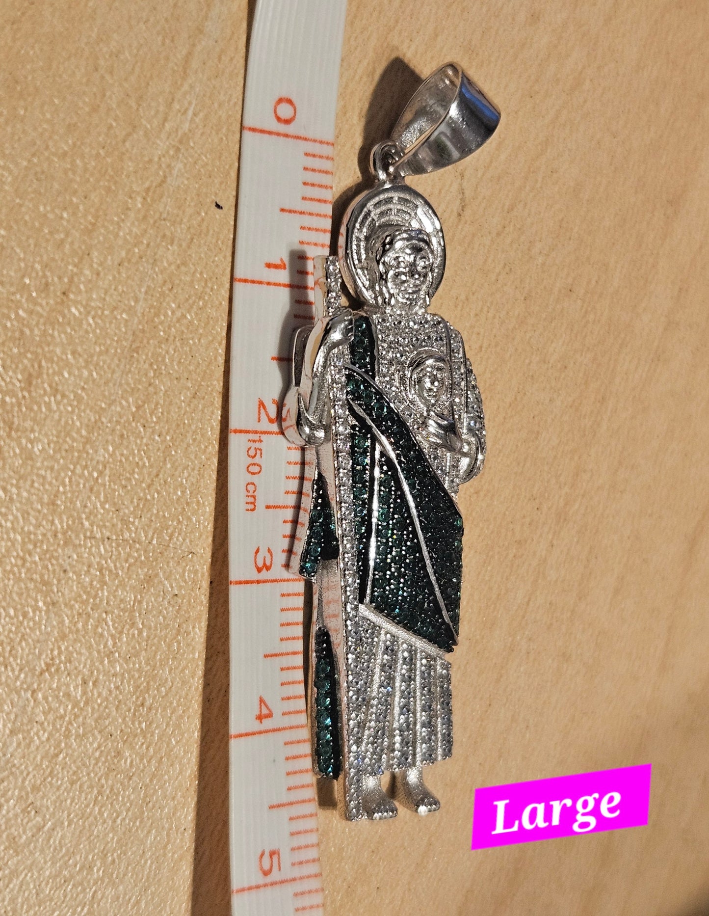 San Judas Silver 925 Pendant Saint Jude