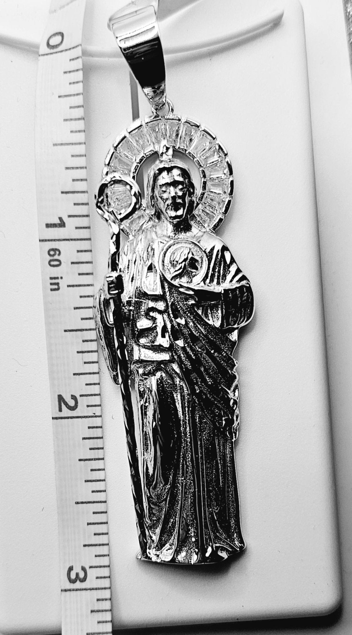 San Judas Silver 925 Pendants - 4 Different Sizes Now Available