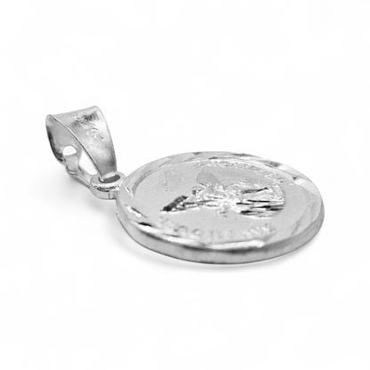 San Miguel Arcángel Pendant 925 Silver Dainty