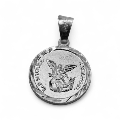 San Miguel Arcángel Pendant 925 Silver Dainty