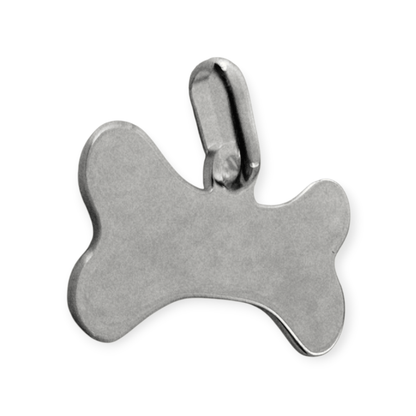 Silver 925 Dog Bone Customizable Tag