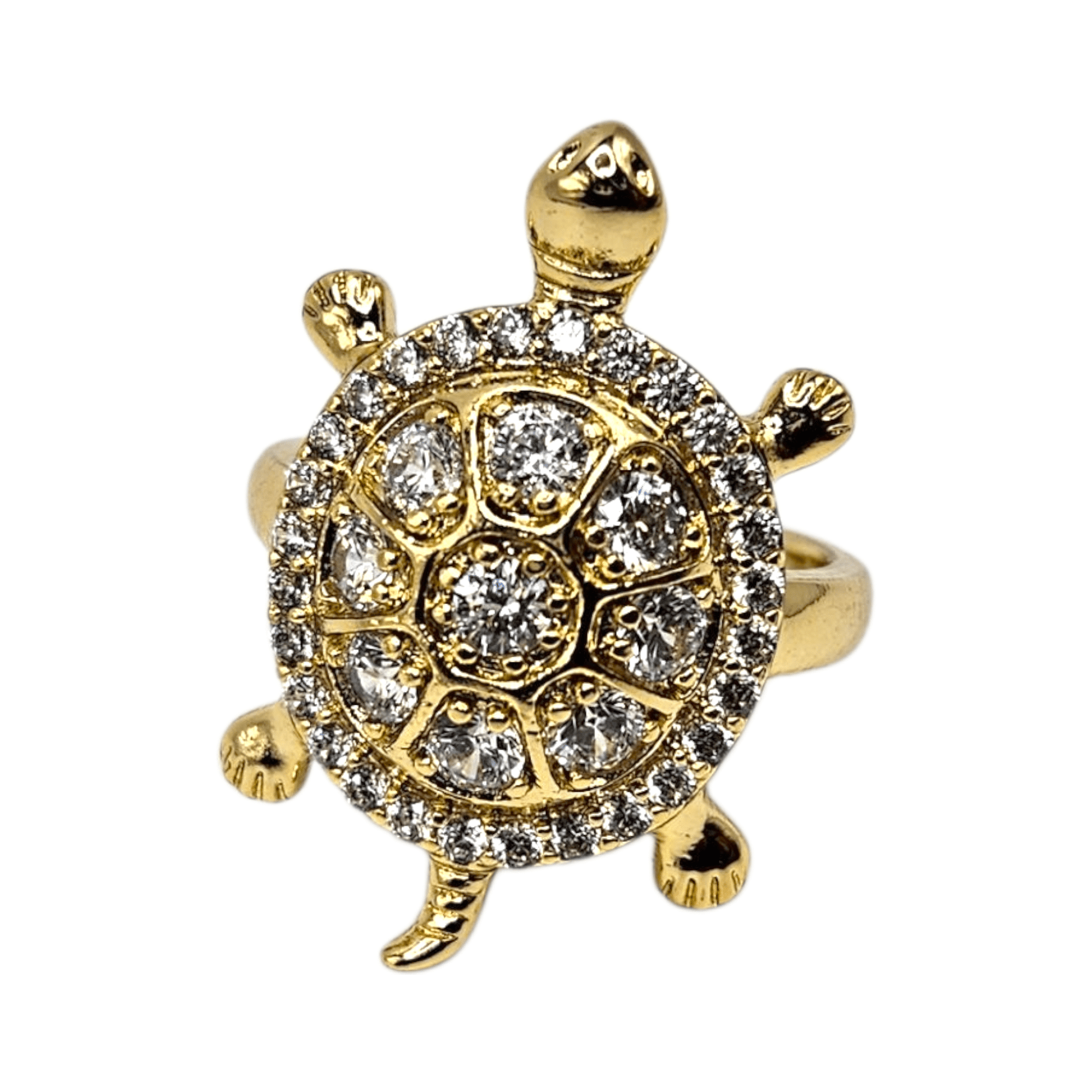 Turtle Ring 14k Gold Plated for Women