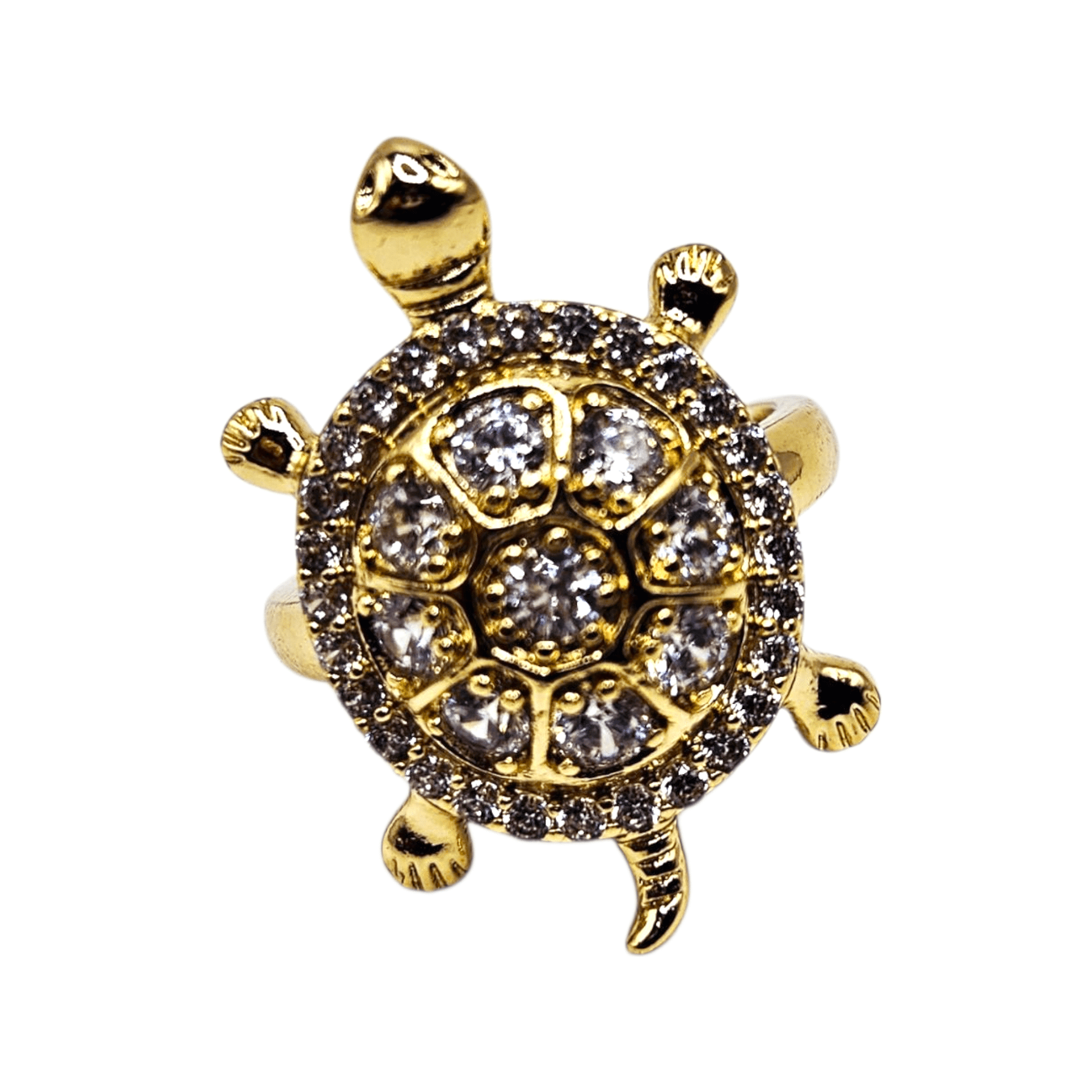 Turtle Ring 14k Gold Plated for Women
