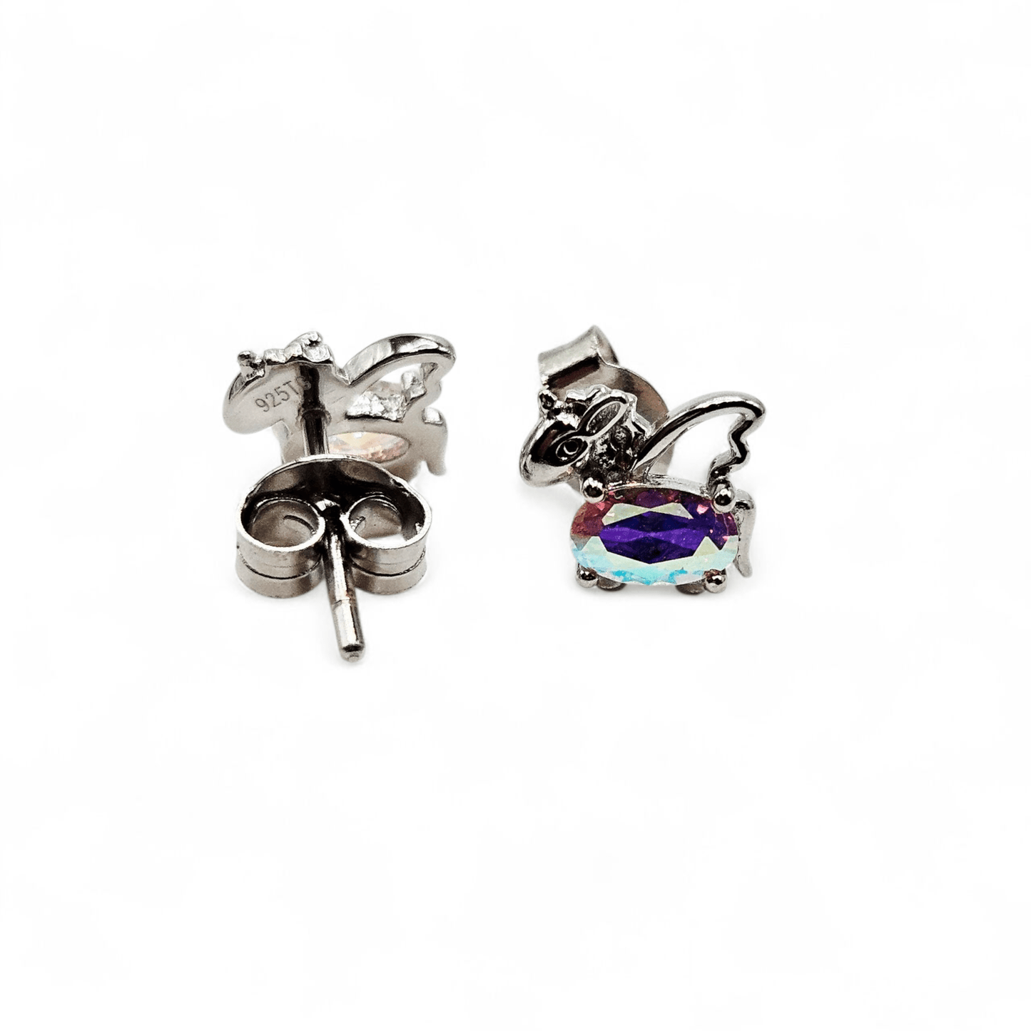 Unicorn Stud Earrings Silver 925 for Girls