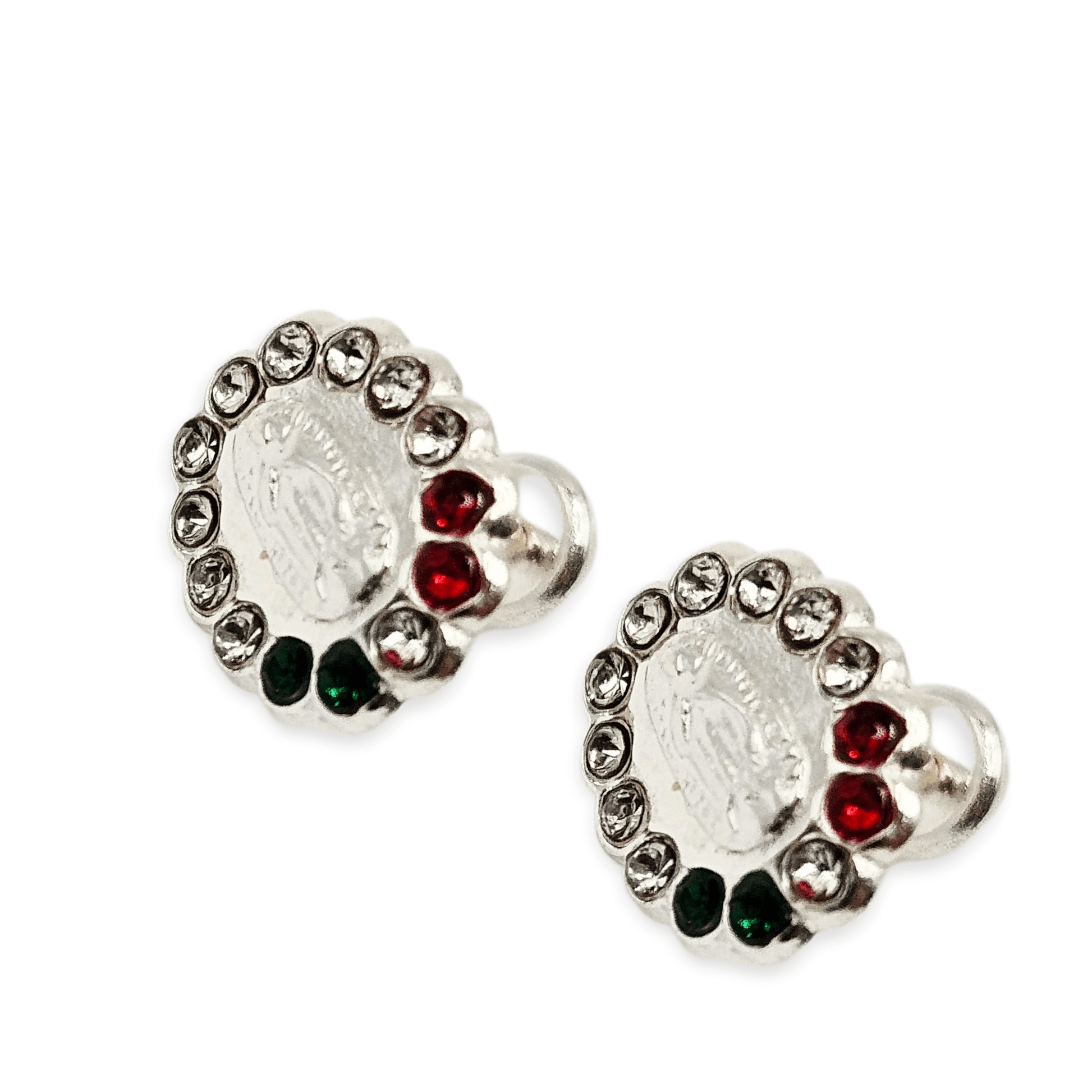 Virgen Maria S925 Silver Baby Earrings