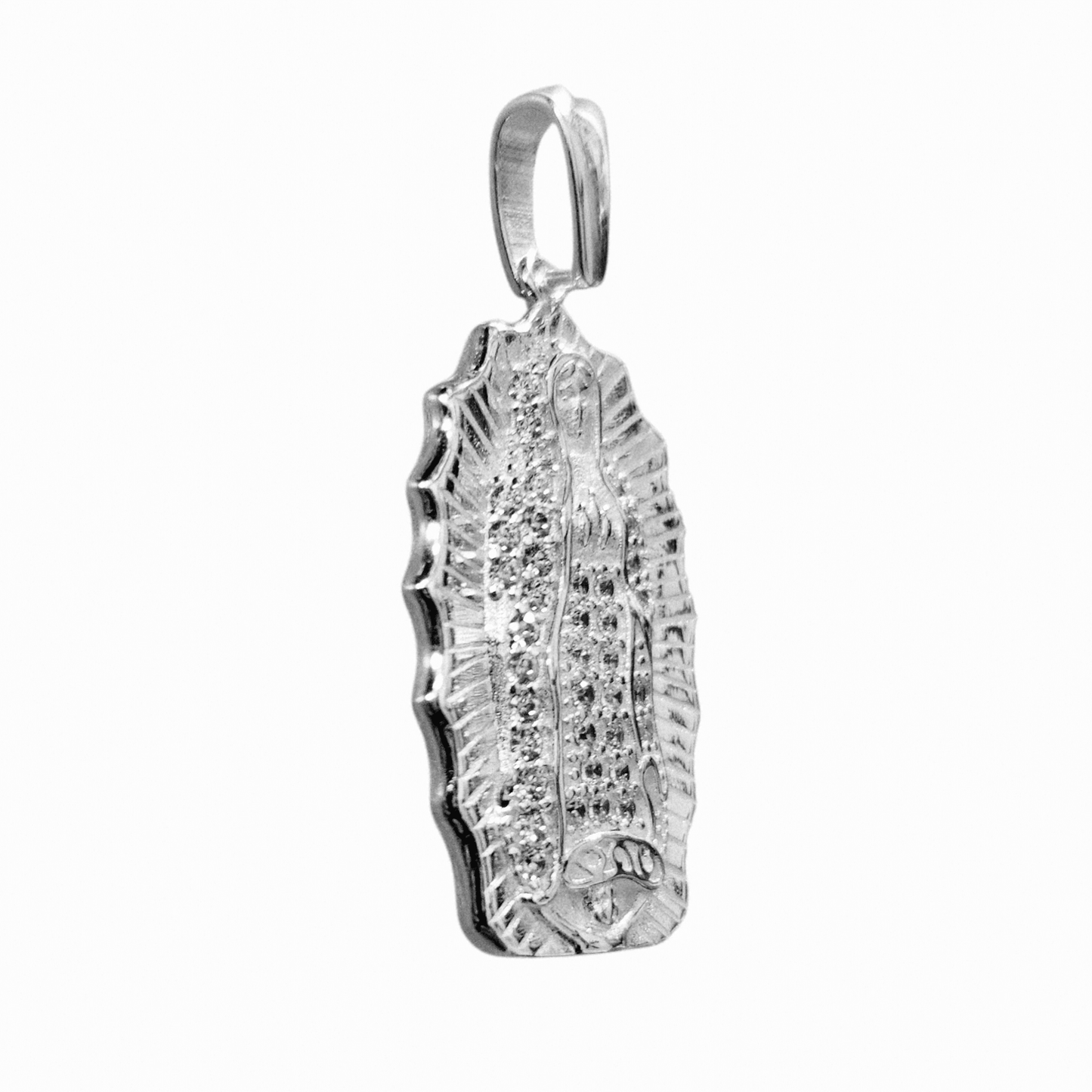 Virgen Maria Silver 925 Large Pendant