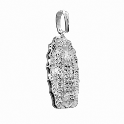 Virgen Maria Silver 925 Large Pendant