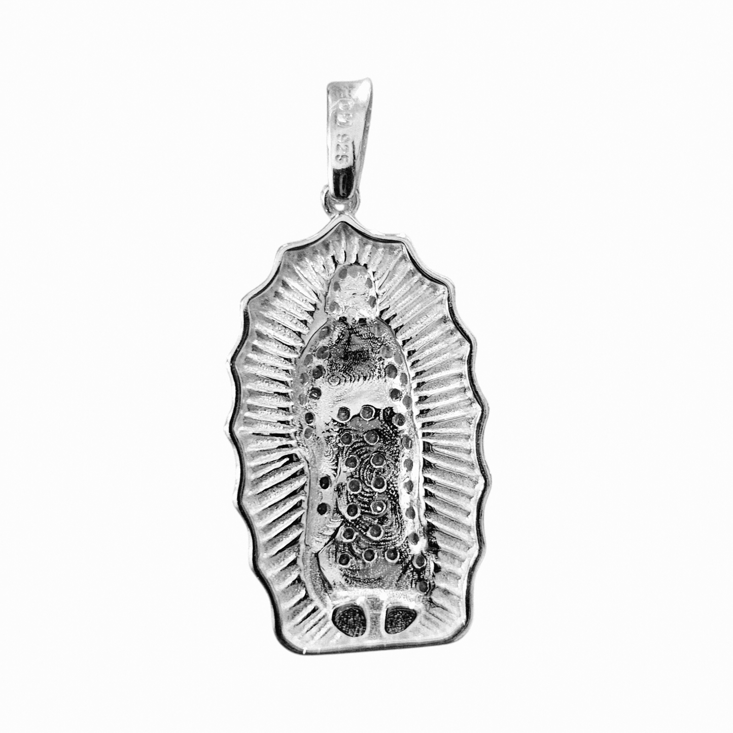 Virgen Maria Silver 925 Large Pendant